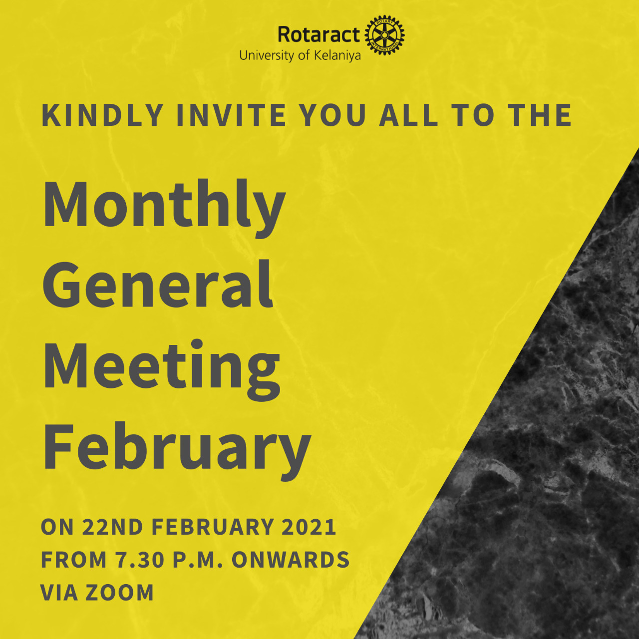 You are currently viewing Monthly General Meeting: February