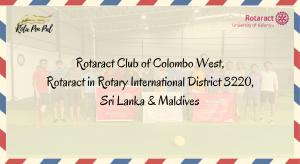 Read more about the article Letter from Rotaract Club of Colombo West