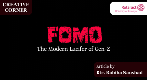 Read more about the article FOMO – The Modern Lucifer of Gen-Z