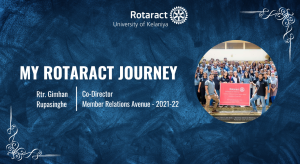 Read more about the article Rotaract Journey of Rtr. Gimhan Rupasinghe