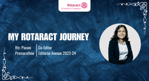 Read more about the article Rotaract Journey of Rtr. Pavani Premarathne