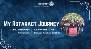 Read more about the article Rotaract Journey of Rtr. Vishwanee Alahakoon