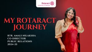Read more about the article Rotaract Journey of Rtr. Amali Nilaksha