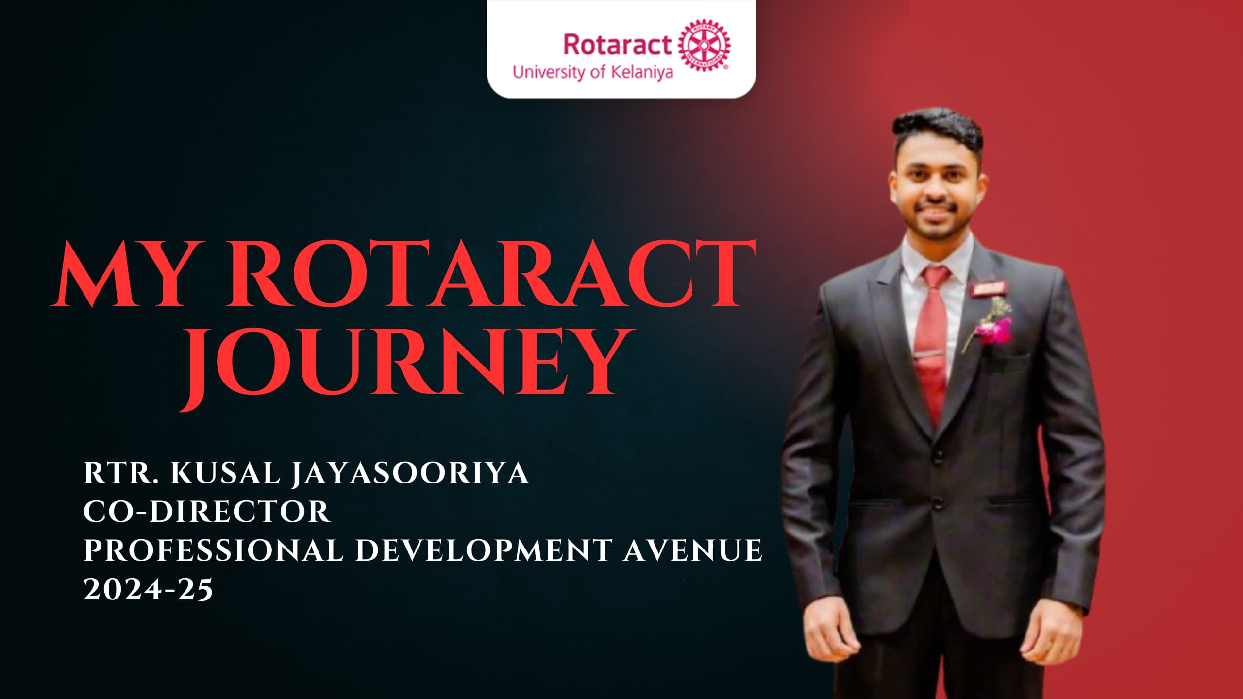 Read more about the article Rotaract Journey of Rtr. Kusal Jayasooriya