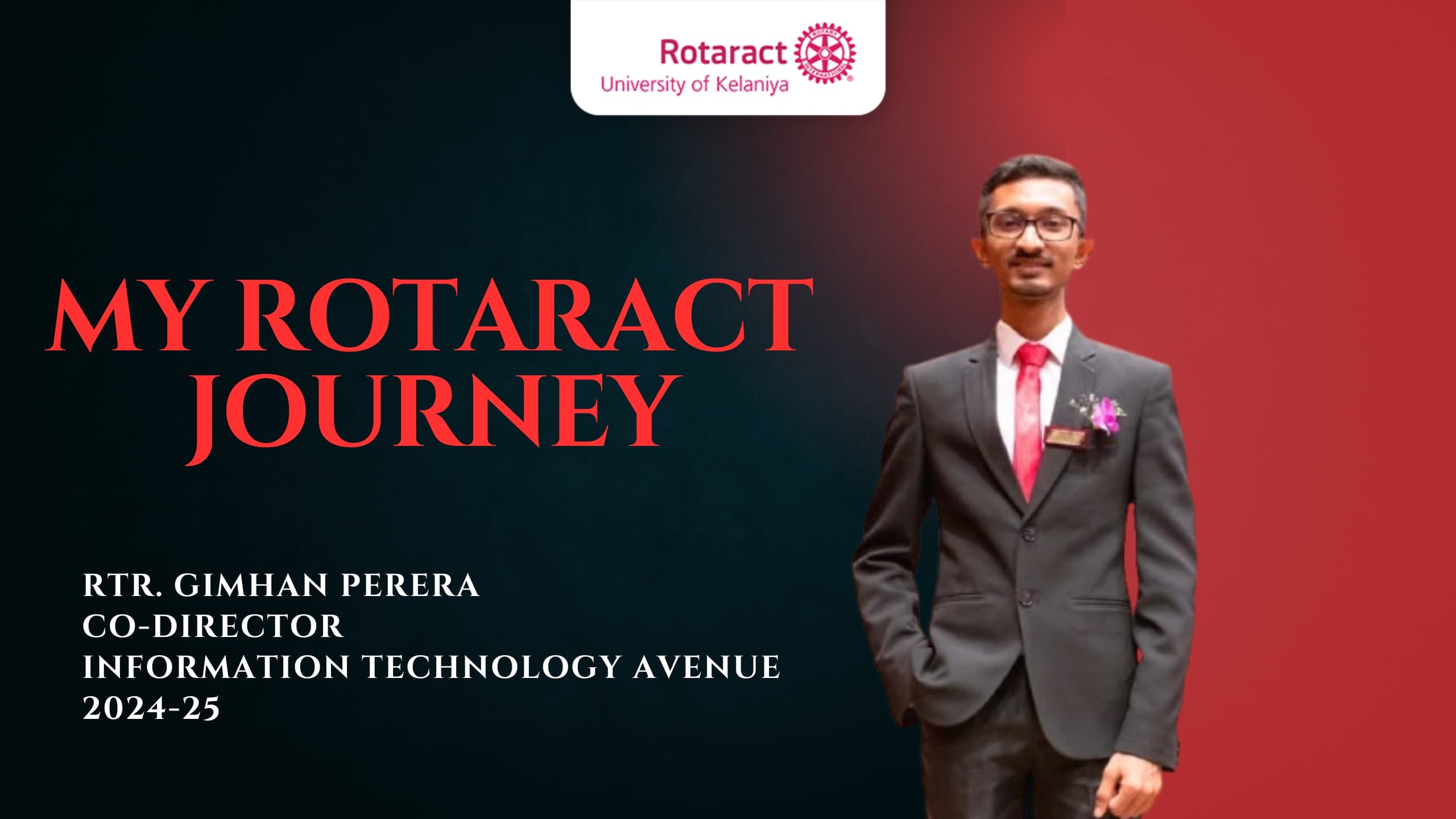 Read more about the article Rotaract Journey of Rtr. Gimhan Perera