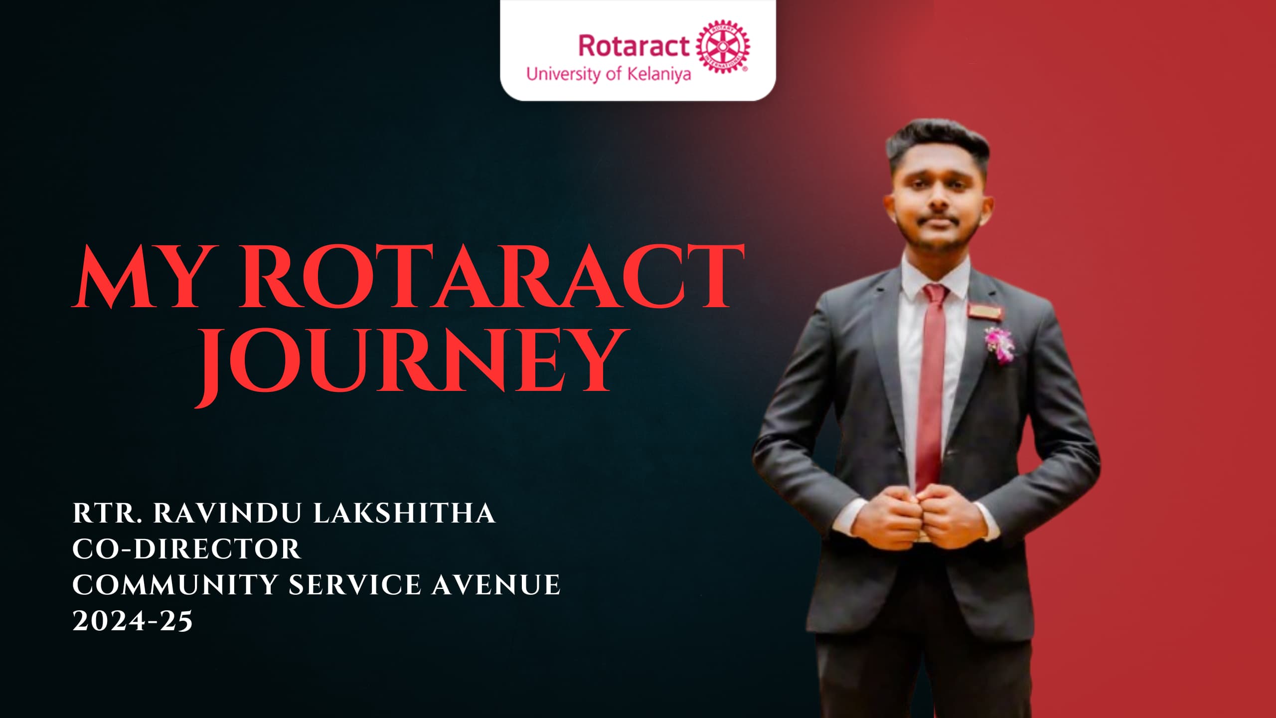 You are currently viewing Rotaract Journey of Rtr. Ravindu Lakshitha
