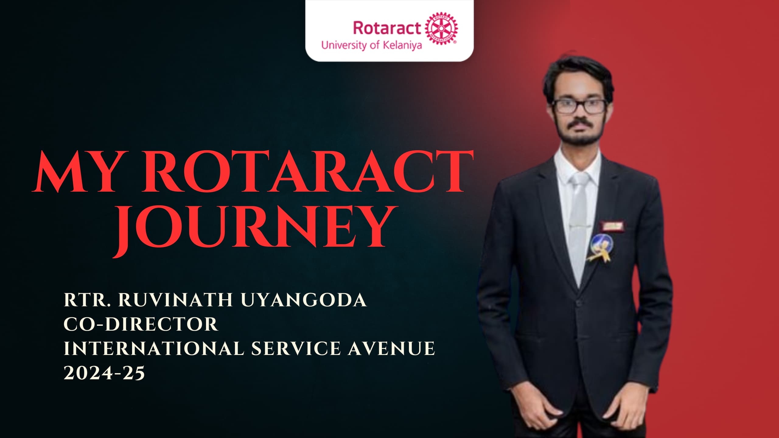 You are currently viewing Rotaract Journey of Rtr. Ruvinath Uyangoda