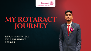 Read more about the article Rotaract Journey of Rtr. Himas Faizal