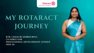 Read more about the article Rotaract Journey of Rtr. Chenuri Edirisuriya