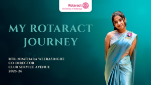 Read more about the article Rotaract Journey of Rtr. Nimthara Weerasinghe