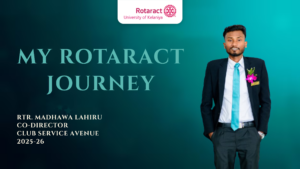 Read more about the article Rotaract Journey of Rtr. Madhawa Lahiru