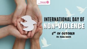 Read more about the article Choosing Dialogue Over Force: The International Day of Non-Violence